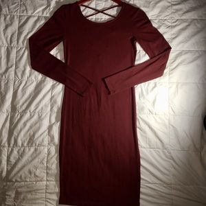 Forever 21 Long-Sleeve Bodycon Dress